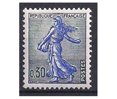 1961 Fransa Sürekli Seri Damgasız** 1