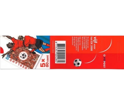 2000 Hollanda Pb60 Futbol Karne (Booklet) 2 2x