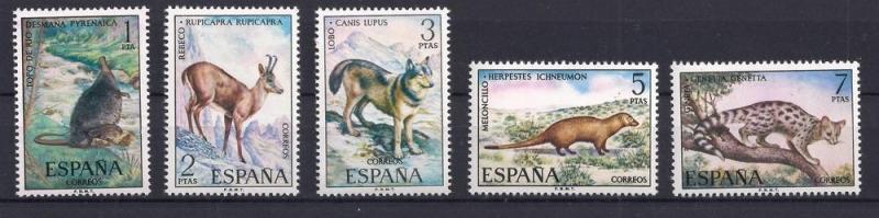 1972 İspanya Hayvanlar Damgasız ** 1
