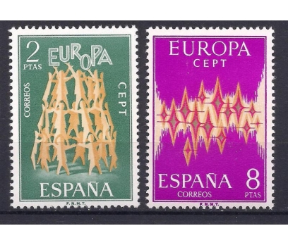 1972 İspanya Europa Cept Damgasız **