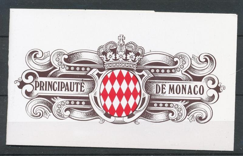 1992 Monako Eski Monaco Şehri Booklet Damgasız** 1