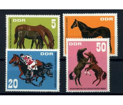 DDR ** 1967 ATLAR TAM SERİ (K-0114 )