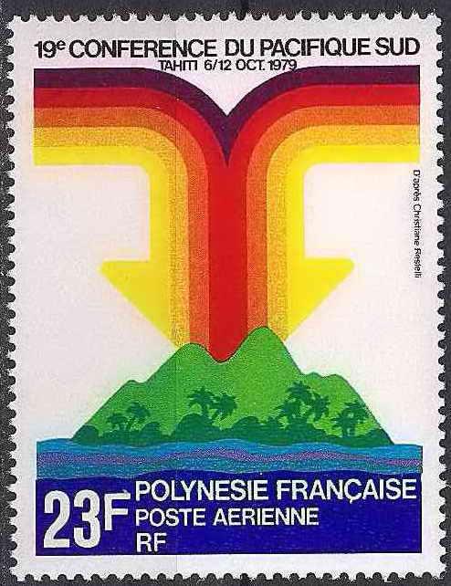 1979 Fransız Polinezyası Güney Pasifik Damgasız** 1