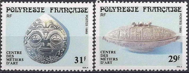 1989 Fransız Polinezyası Mistik Sanat Damgasız** 1