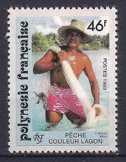 1993 Fransız Polinezyası Couleur Lagun Damgasız** 1