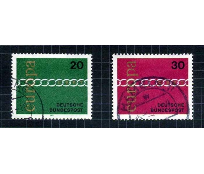 ALMANYA DAMGALI 1971-72 YILI 9 TAM SERİ ( E-0114 ) 4 2x