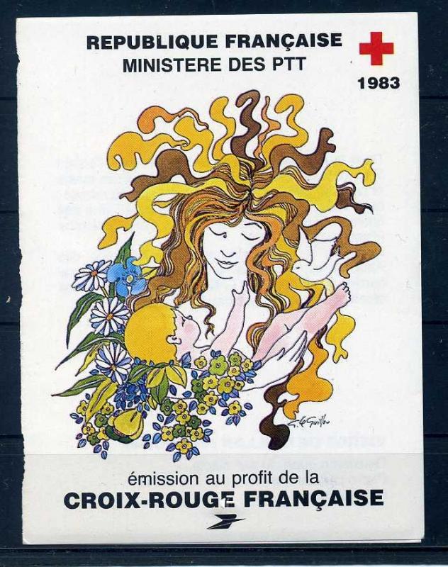 FRANSA  ** 1983 CROIX-ROUGE KARNE SÜPER ( K-0214 ) 2