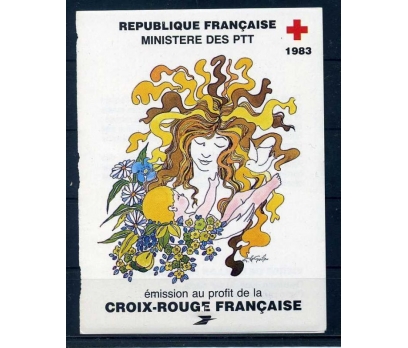 FRANSA  ** 1983 CROIX-ROUGE KARNE SÜPER ( K-0214 ) 2 2x