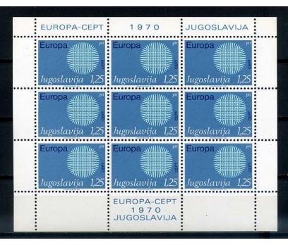 YUGOSLAVYA ** 1970 EUROPA CEPT KB SÜPER(E-0214) 2 2x
