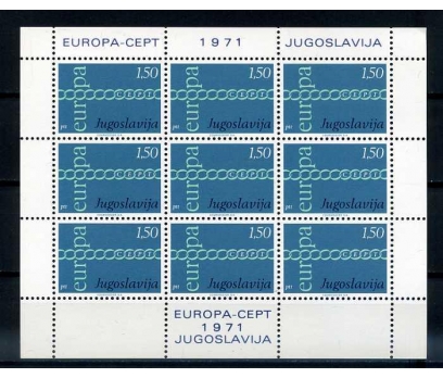 YUGOSLAVYA ** 1971 EUROPA CEPT KB SÜPER(E-0214) 2 2x