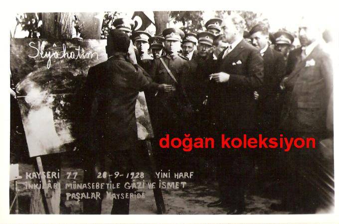 D&K- ATATÜRK KAYSERİ'DE HARF DEVRİMİNDE 1928 1