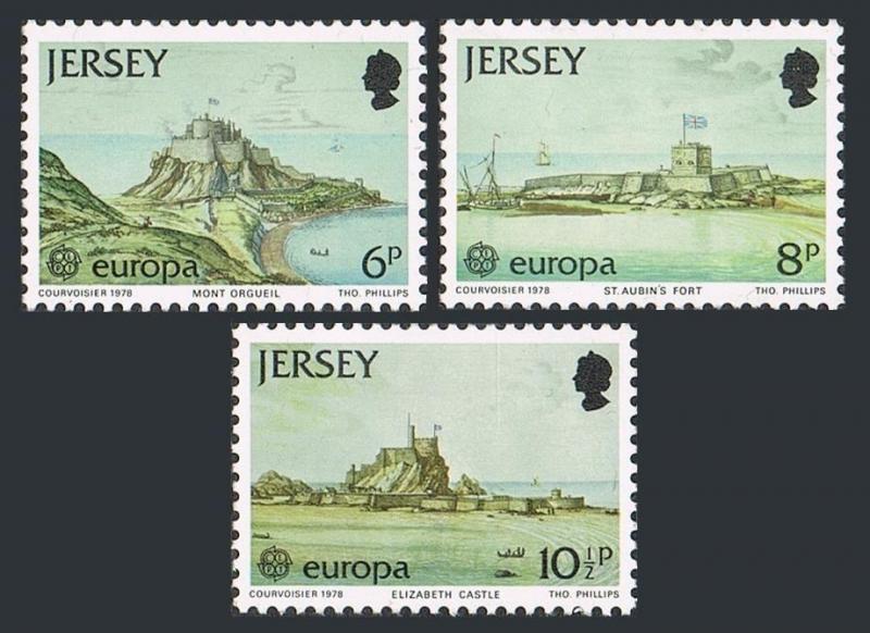 1978 Jersey Europa Cept Mimari Damgasız** 1