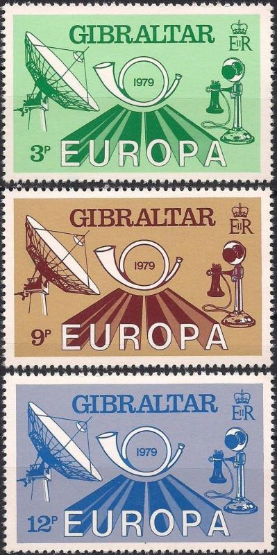 1979 Cebelitarık Europa Cept İletişim Damgasız** 1