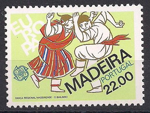 1981 Madeira Europa Cept Folklör Damgasız** 1