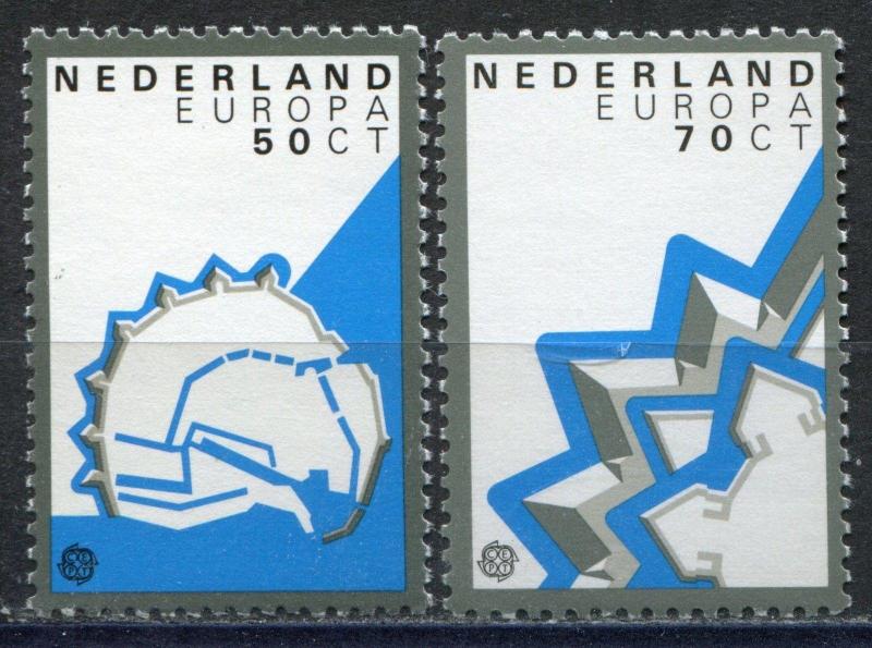 1982 Hollanda Europa Cept Tarih Damgasız** 1