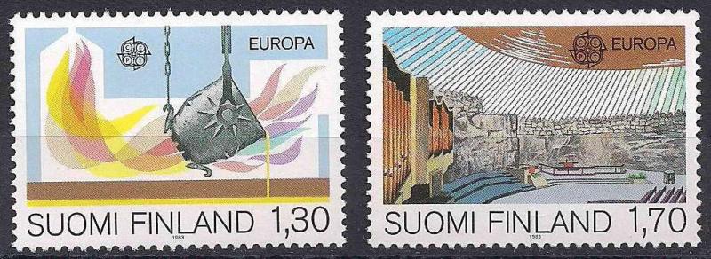 1983 Finlandiya Europa Cept Damgasız** 1