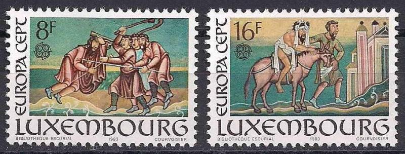 1983 Luksemburg Europa Cept Damgasız** 1