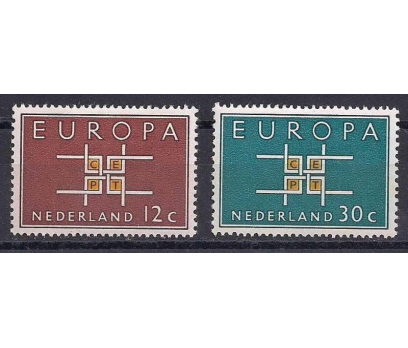 1963 Hollanda Europa Cept Damgasız**