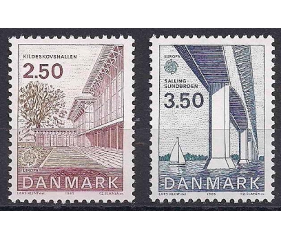 1983 Danimarka Europa Cept Damgasız** 1 2x