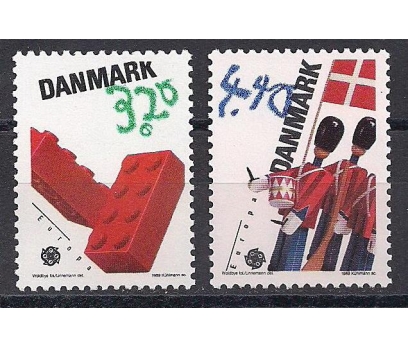 1989 Danimarka Europa Cept Çocuk Damgasız**