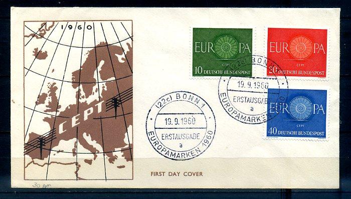 ALMANYA 1960 EUROPA CEPT  FDC SÜPER (300414) 1