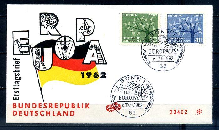 ALMANYA 1962 EUROPA CEPT  FDC SÜPER (300414) 1