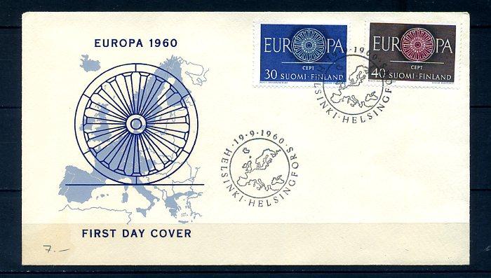 FİNLANDİYA 1960 EUROPA CEPT  FDC SÜPER (300414) 1