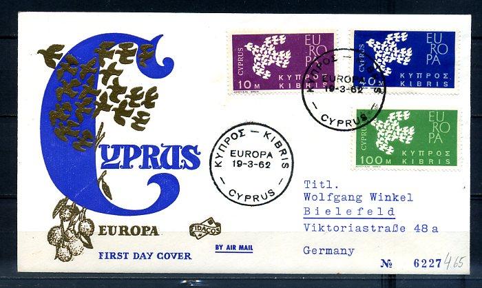 G.KIBRIS 1961 EUROPA CEPT  FDC SÜPER (300414) 1