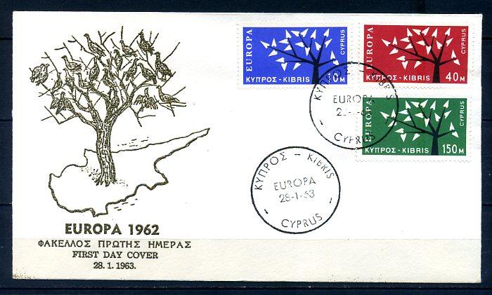 G.KIBRIS 1962 EUROPA CEPT  FDC SÜPER (300414) 1
