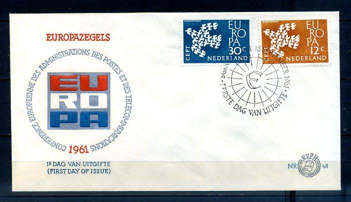 HOLLANDA 1961 EUROPA CEPT  FDC SÜPER (300414) 1