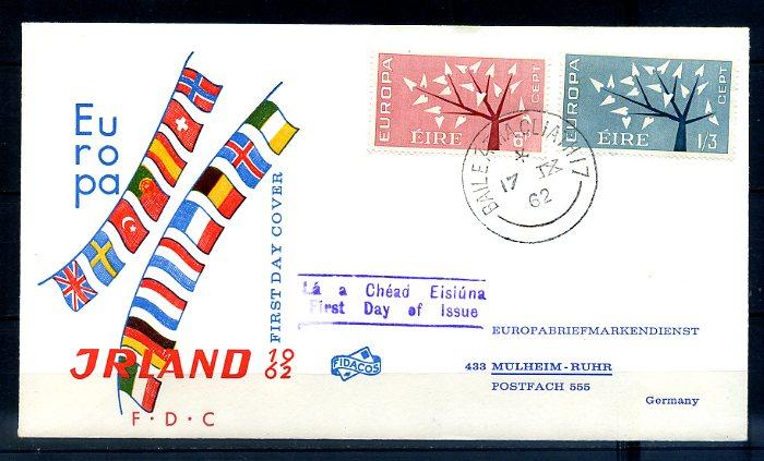 İRLANDA 1962 EUROPA CEPT  FDC SÜPER (300414) 1