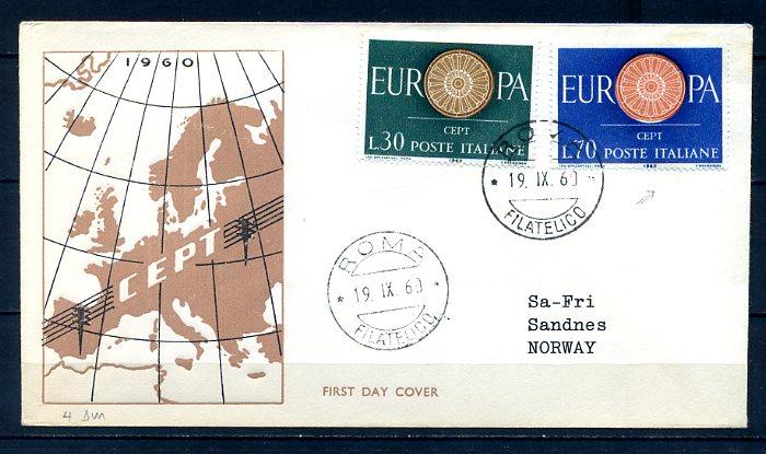 İTALYA 1960 EUROPA CEPT  FDC SÜPER (300414) 1