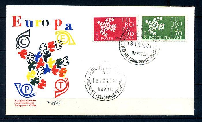 İTALYA 1961 EUROPA CEPT  FDC SÜPER (300414) 1