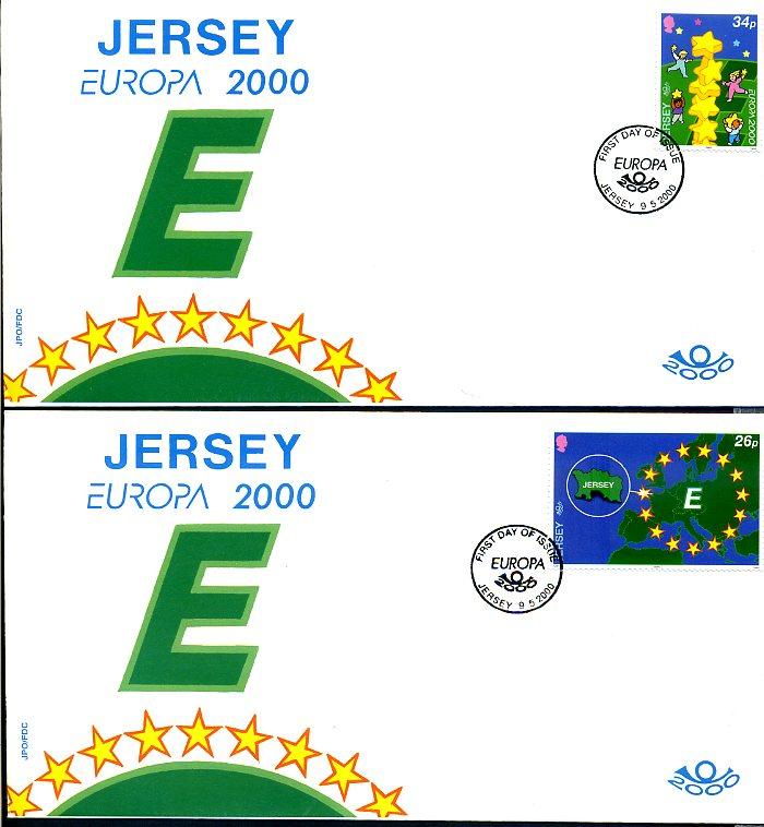 JERSEY ** 2000 EUROPA CEPT FDC SÜPER (280414) 1