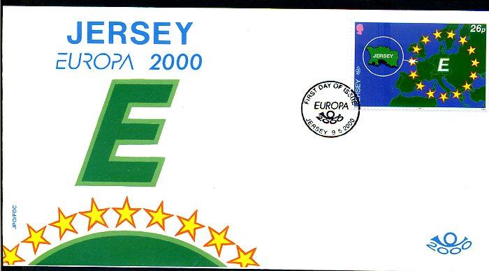 JERSEY ** 2000 EUROPA CEPT FDC SÜPER (280414) 3