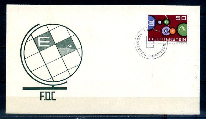 LİECHTENSTEİN 1961 EUROPA CEPT  FDC SÜPER (300414) 1