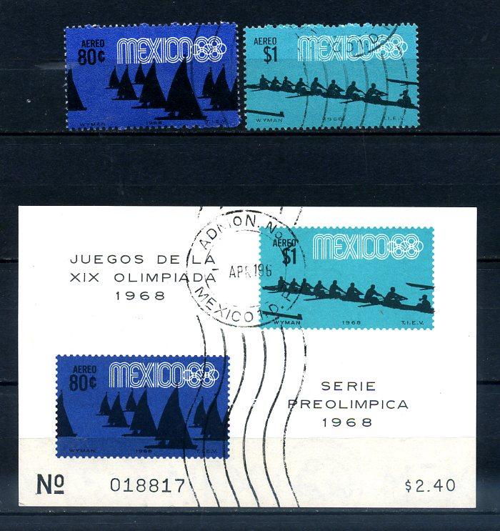 MEKSİKA DAMGALI 1968 OLİMPİYATLAR (040514) 4