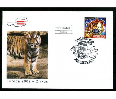 AVUSTURYA  2002 EUROPA CEPT  FDC SÜPER (290414) 1 2x