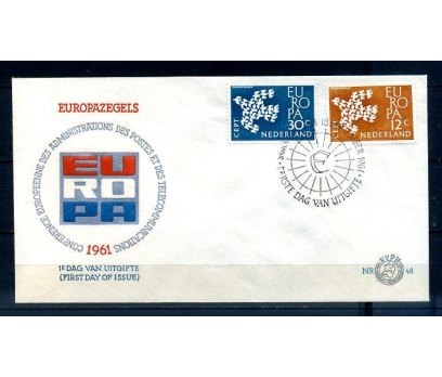 HOLLANDA 1961 EUROPA CEPT  FDC SÜPER (300414) 1 2x