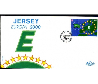 JERSEY ** 2000 EUROPA CEPT FDC SÜPER (280414) 3 2x