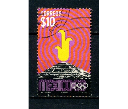 MEKSİKA DAMGALI 1968 OLİMPİYATLAR 10 DOLAR(040514) 1 2x