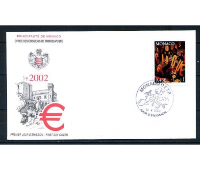MONAKO  2002 EUROPA CEPT  FDC SÜPER (290414) 3 2x