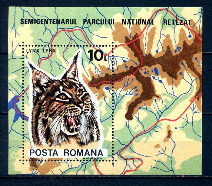 ROMANYA ** 1985 VAŞAK BLOK (090514) 1