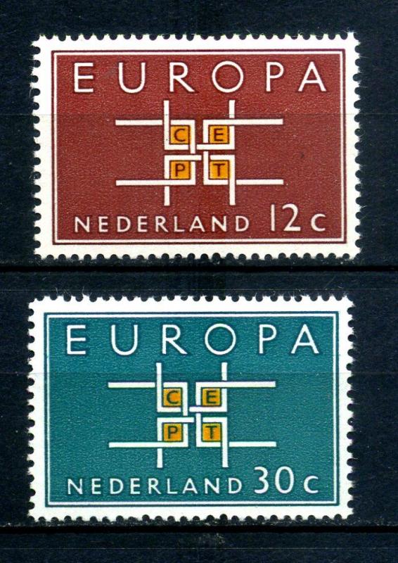 HOLLANDA **1963 E.CEPT TAM SERİ SÜPER(100514) 1