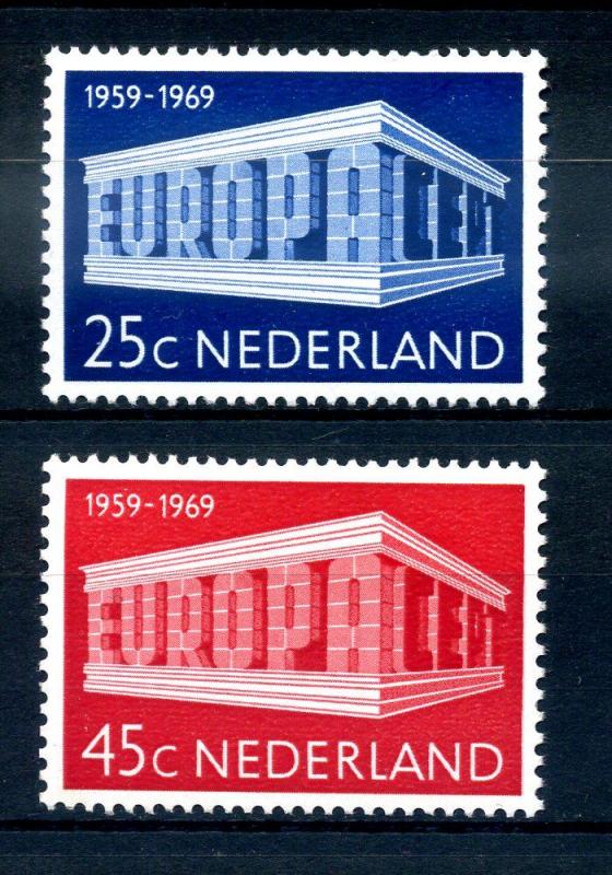 HOLLANDA ** 1969 E.CEPT TAM SERİ SÜPER(120514) 1