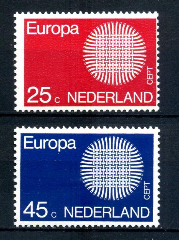 HOLLANDA ** 1970 E.CEPT TAM SERİ SÜPER(120514) 1