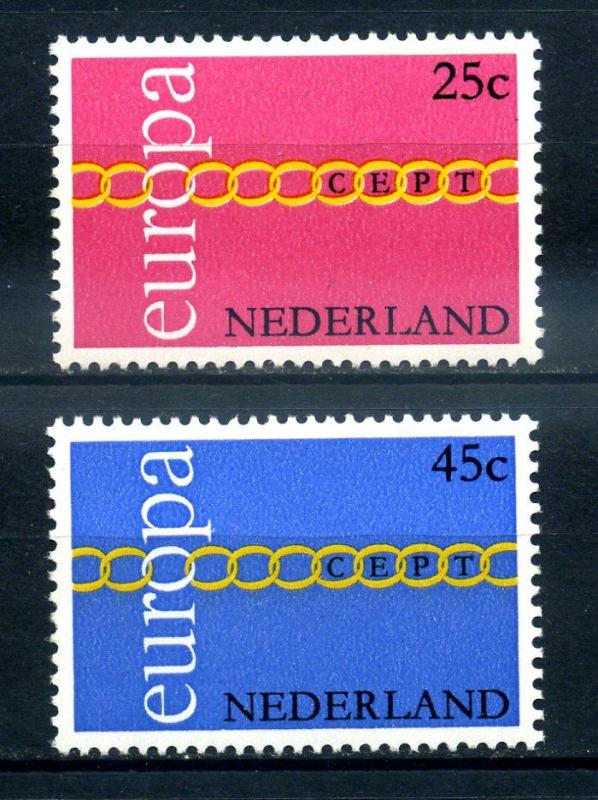 HOLLANDA ** 1971 E.CEPT TAM SERİ SÜPER(120514) 1