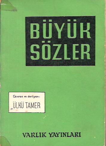 BÜYÜK SÖZLER-ÜLKÜ TAMER-1968 1
