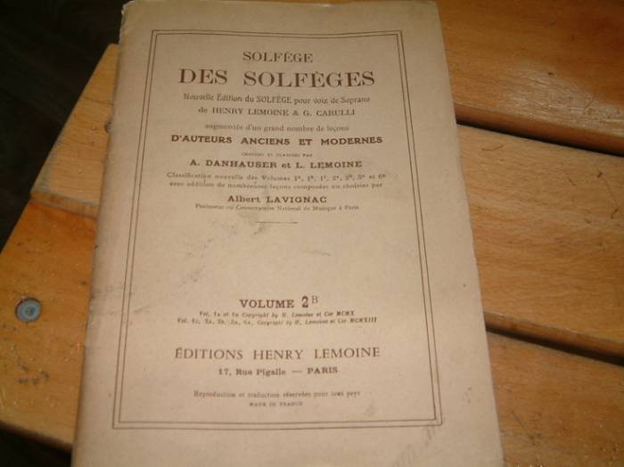 DES SOLFÊGES-HENRY LEMOINE&G.CARULLI 1
