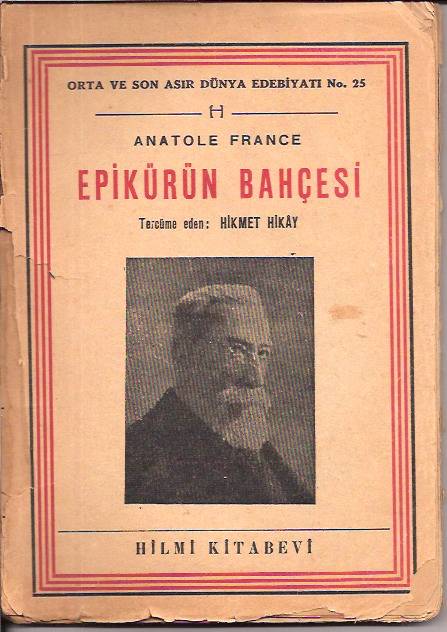 EPİKÜRÜN BAHÇESİ-ANATOLE FRANCE-1947 1